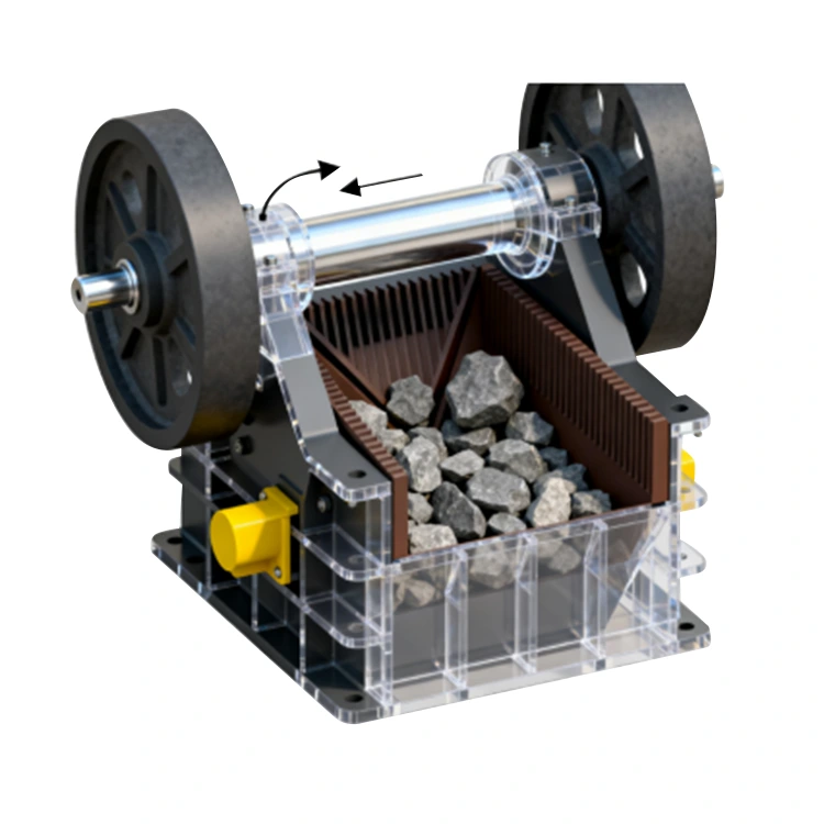 A panoramic view of mining equipment